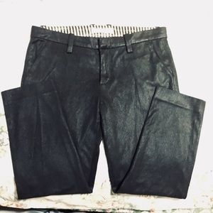Frankie B.* BLACK * cropped * METALLIC * trousers